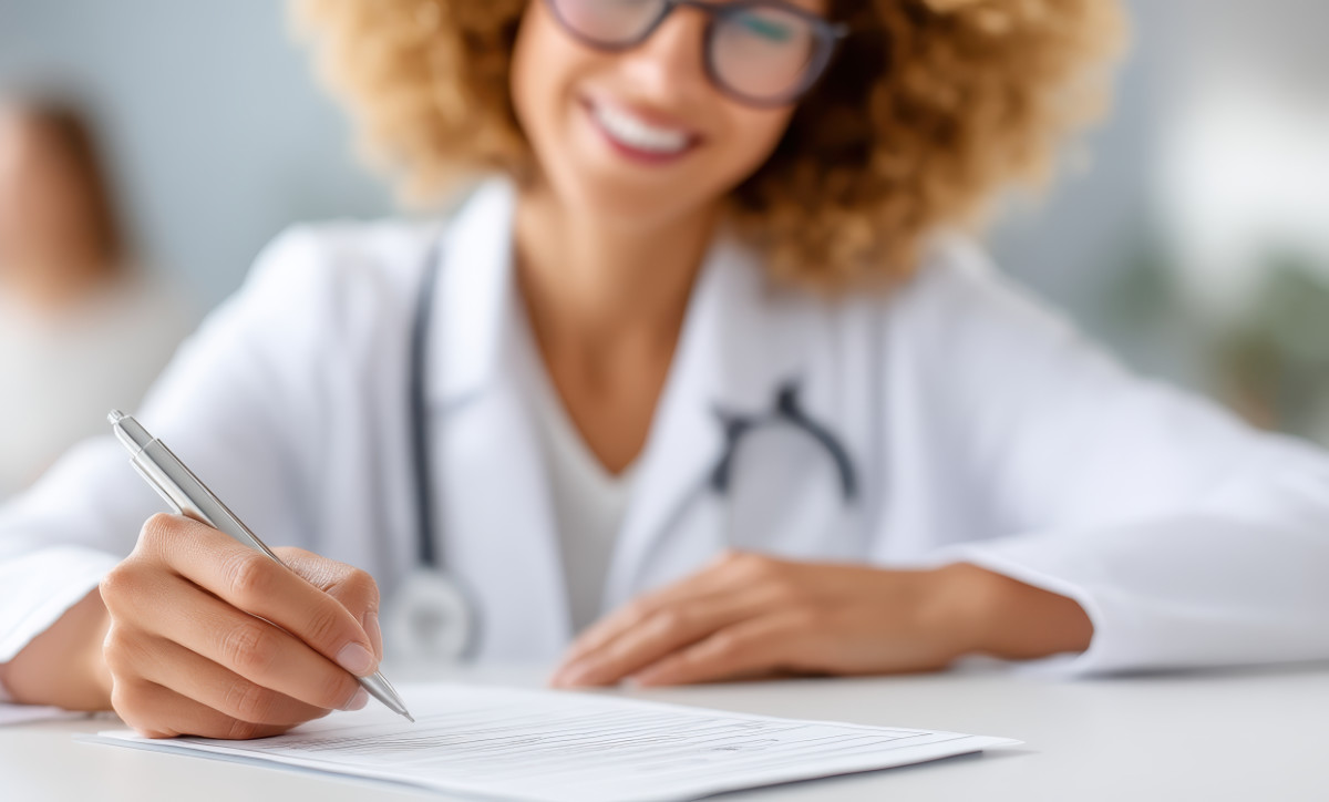 Nurse practitioner examination.