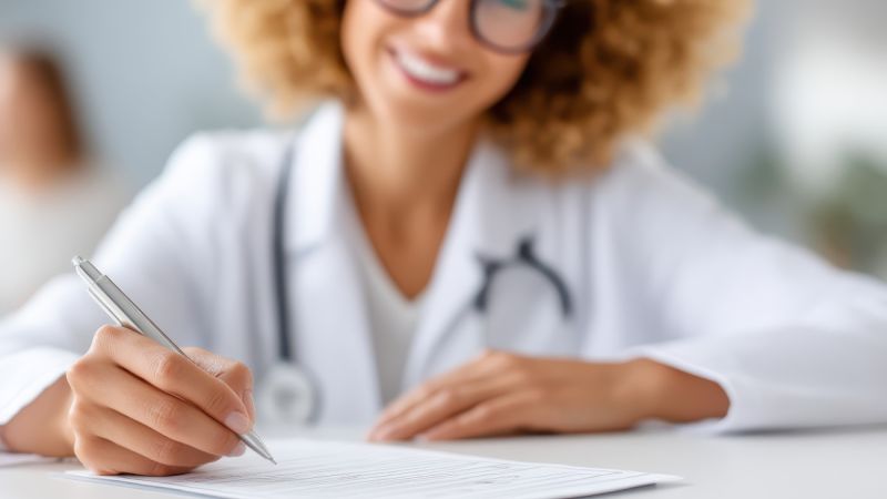 Nurse practitioner examination.
